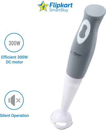 Flipkart SmartBuy ISI Certified HBJ30J 300 W Hand Blender (White, Grey)#JustHere