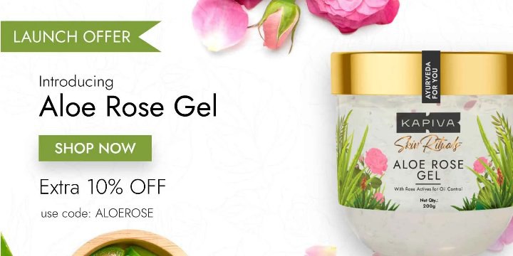 All New Kapiva Aloe Rose Gel at 10% off 🤑
