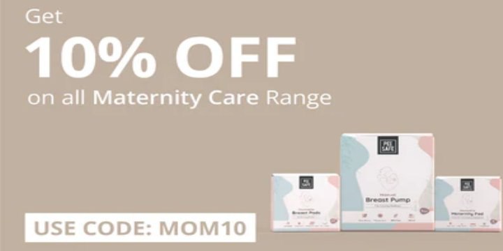 Flat 10% Off π Get Flat 10% Off on all your Maternity Care Range