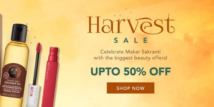 Harvest Sale: Up To 50% Off 😍