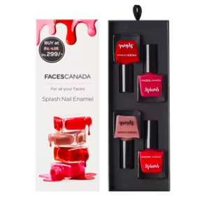 Faces Canada Pack of 4 Nail Paint Gift Box Combo (32ml)